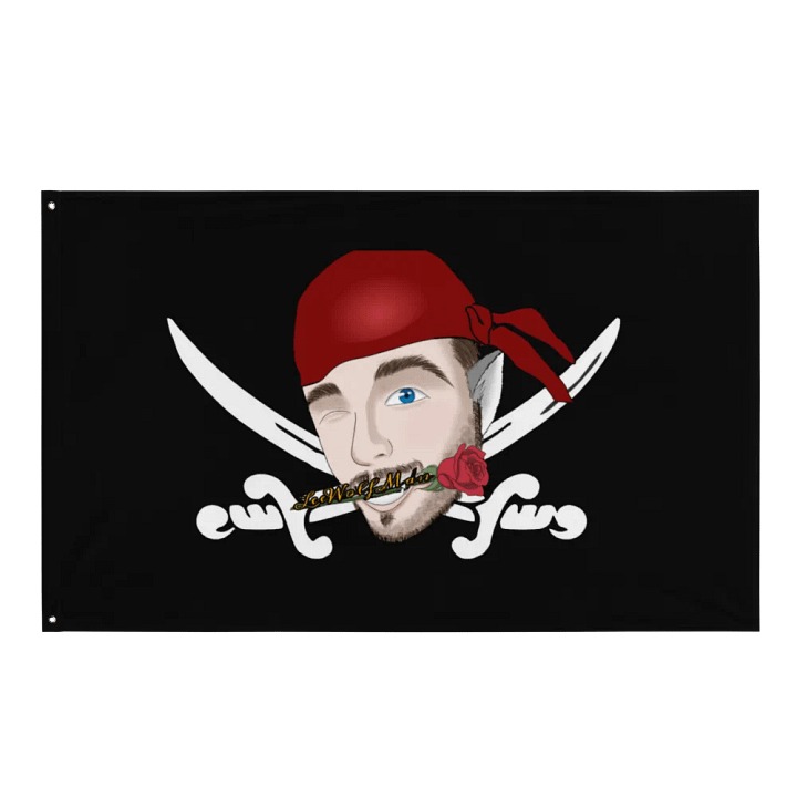Wolf Man Pirate Flag product image (1)