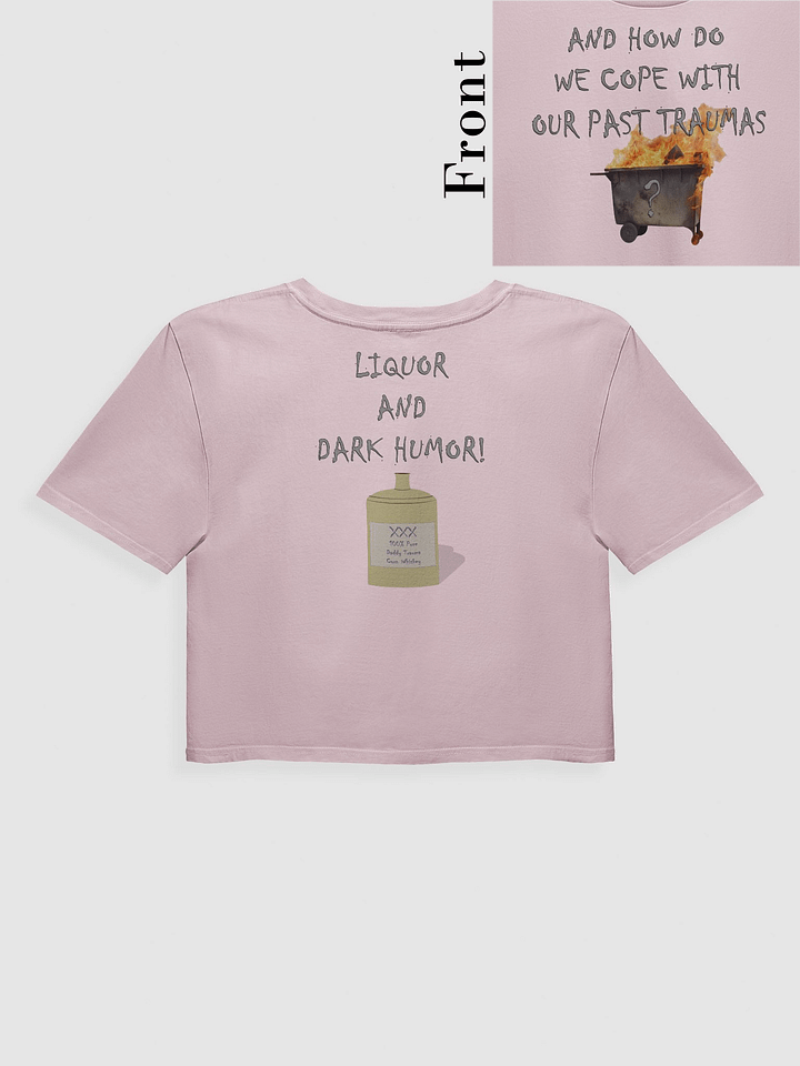 Liquor and Dark Humor Crop Top product image (1)