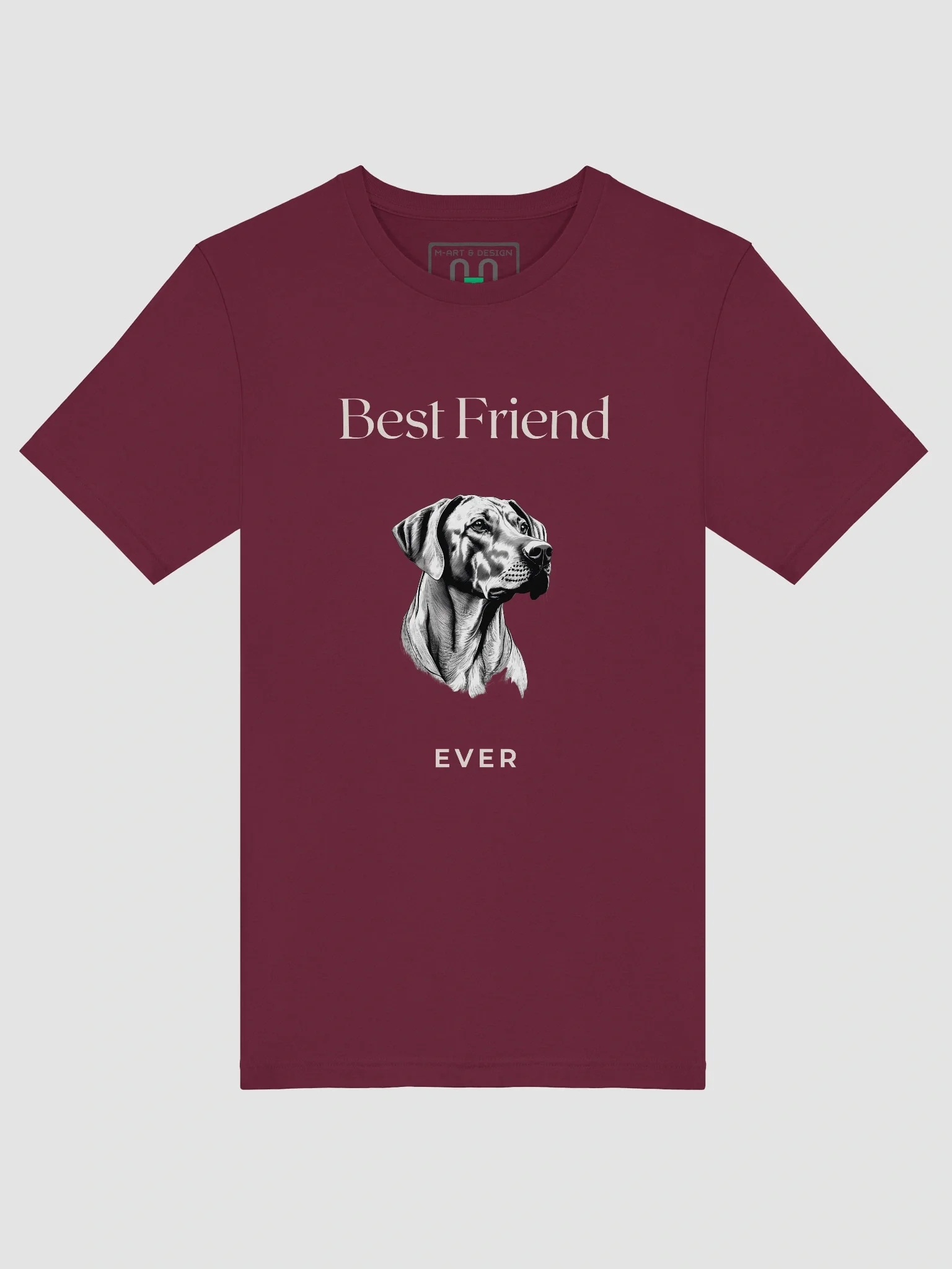 Best Friend Ever Rhodesian Ridgeback Dog Head T-shirt product image (5)