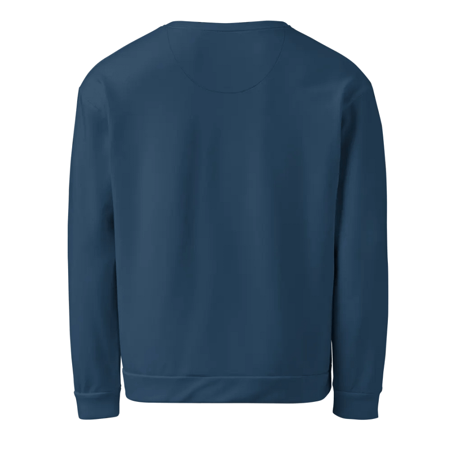 Plain Dark Bluish Gray Light Summer Unisex Recycled Polyester Heavyweight Premium Sweatshirt by Treasure Pie product image (2)