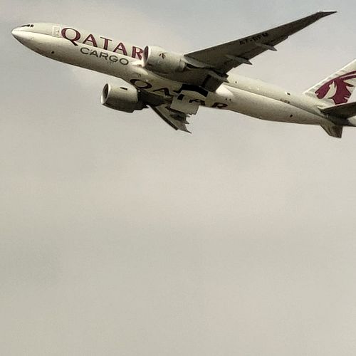 @qatarairways @qatarairwayscargo B777F at VABB (Mumbai, India)