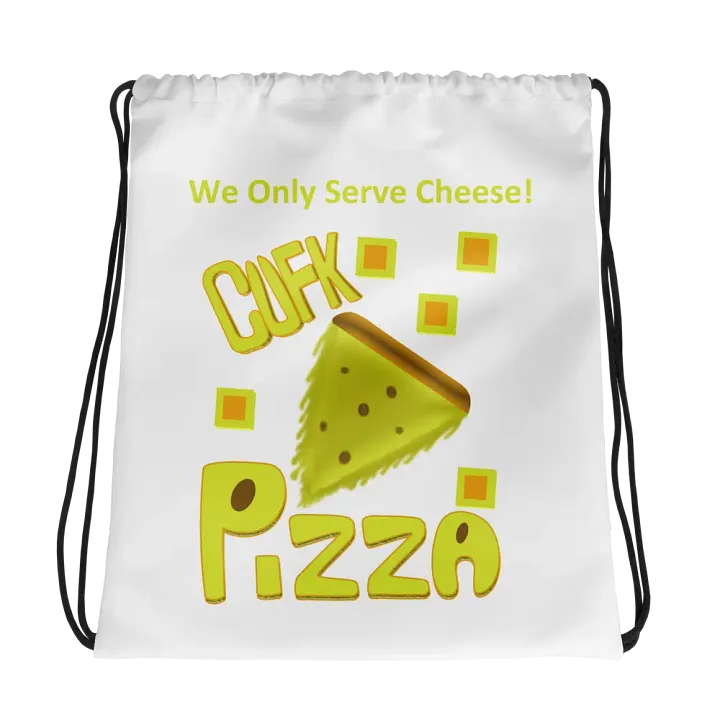 CUFK Pizza Drawstring Bag product image (1)