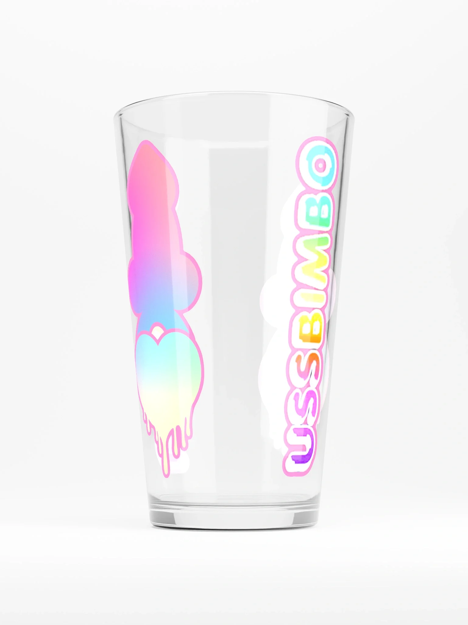 USS BIMBO Rocket of Love Pint Glass product image (2)