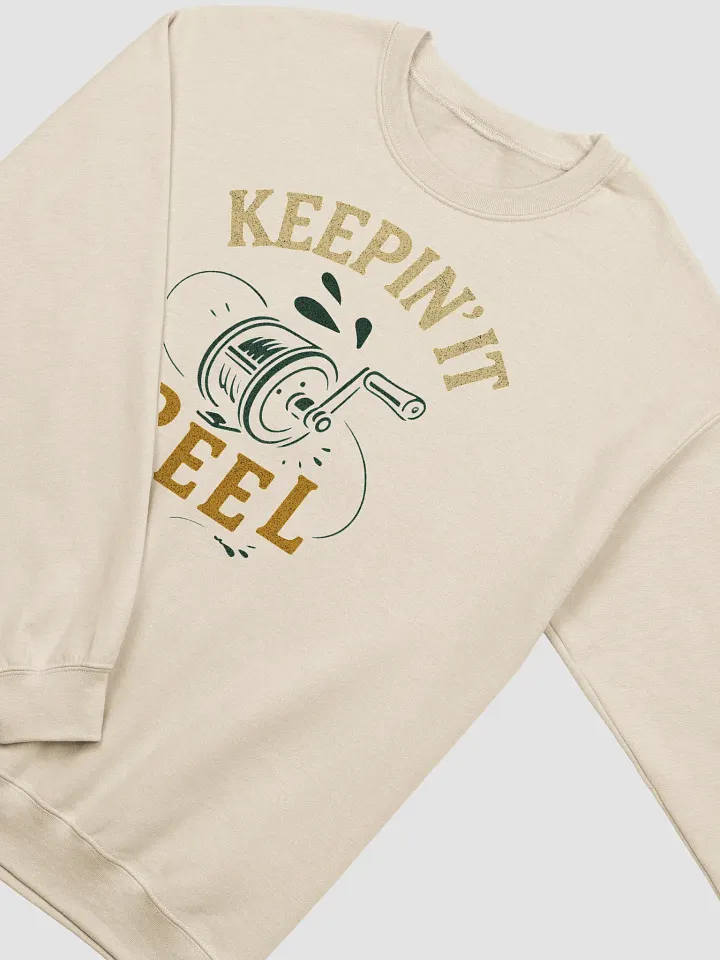 Vintage Keepin' It Reel Sweatshirt – Funny Retro Fisherman Humor product image (10)