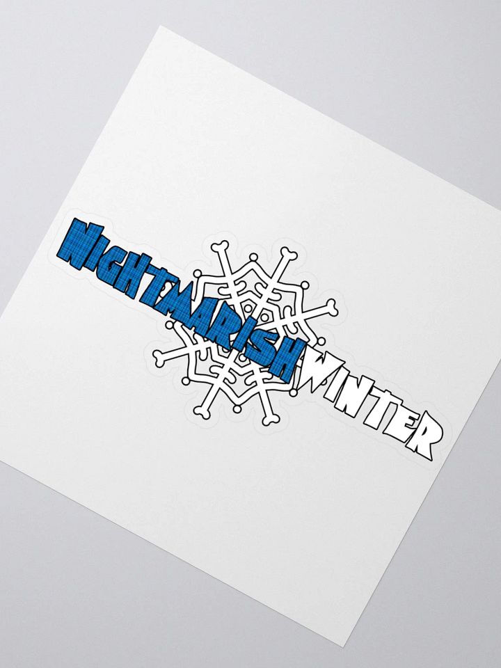 Plaid Snowflake Logo Sticker product image (6)