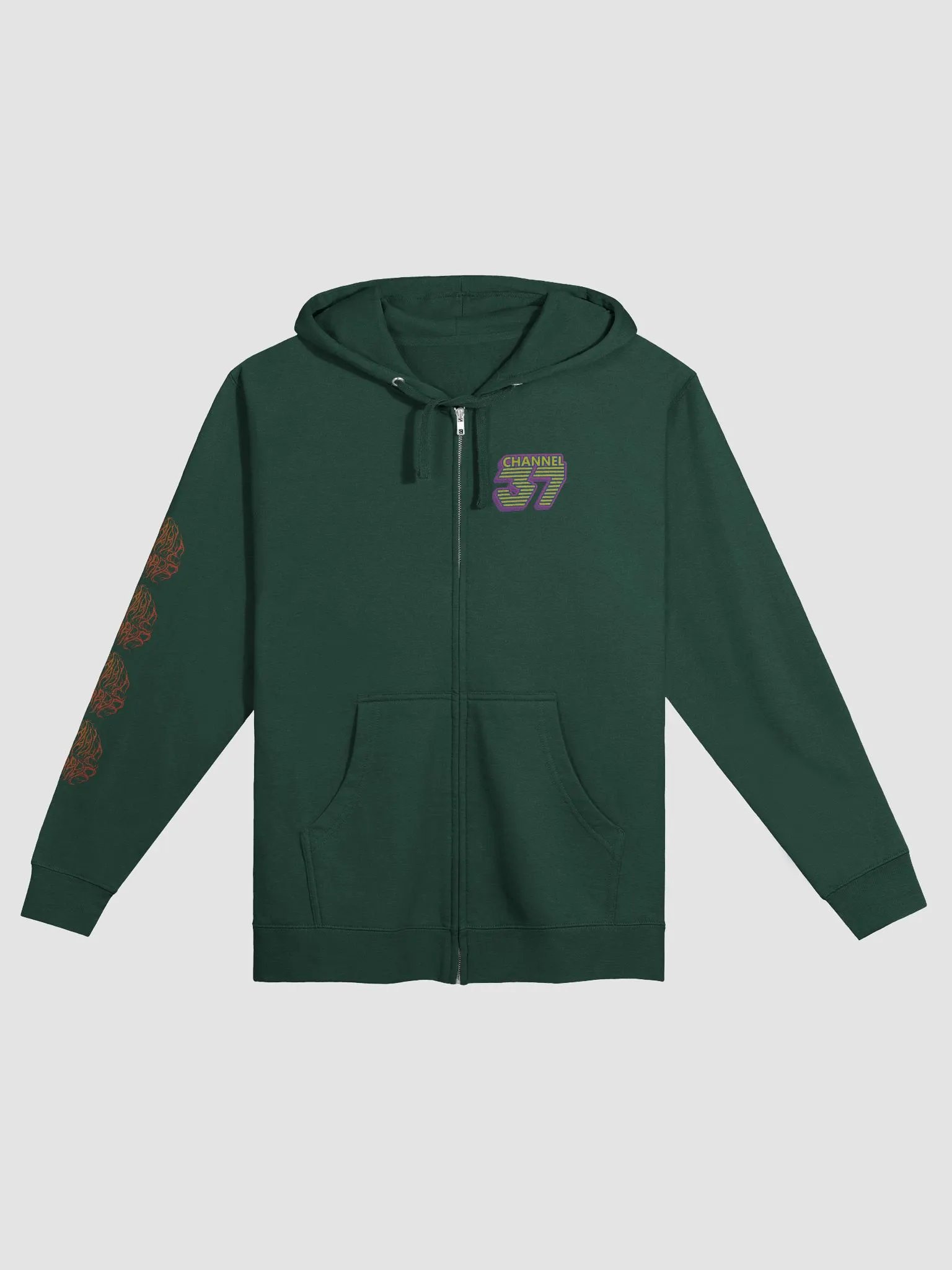 Channel 37 - Vibrant (Zip-up Hoodie) product image (4)