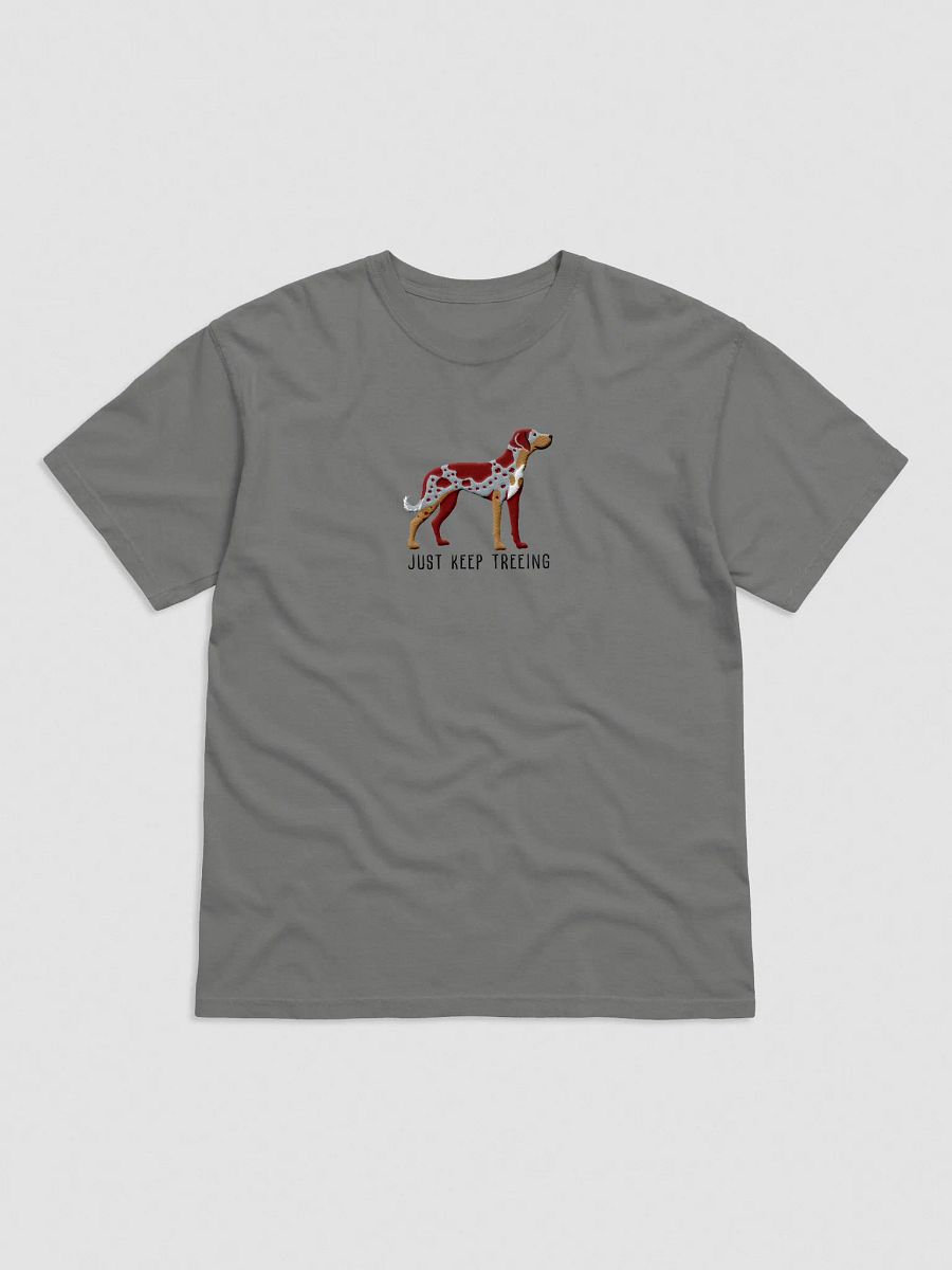 Just Keep Treeing T-Shirt(Embroidered) of a Catahoula Leopard Dog(Red Merle) product image (5)