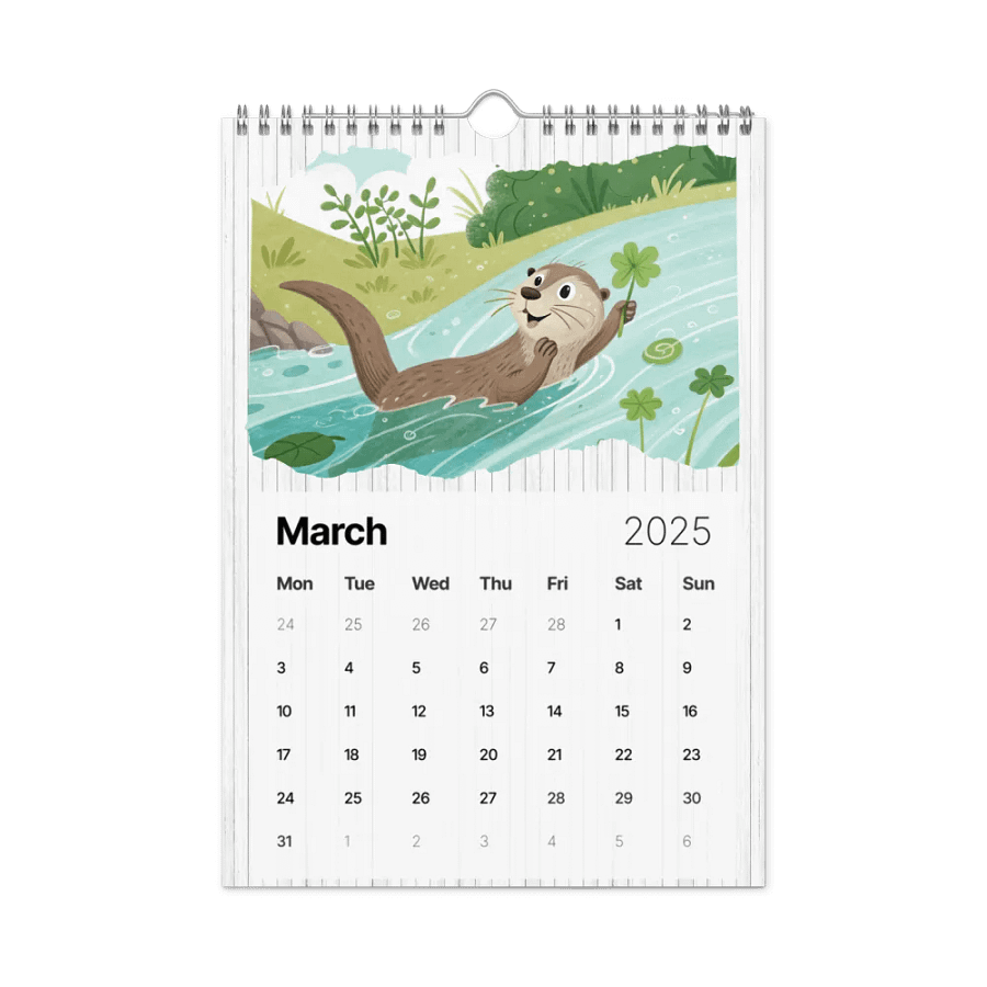 ADORABLE ANIMALS WALL CALENDAR 2025 product image (9)