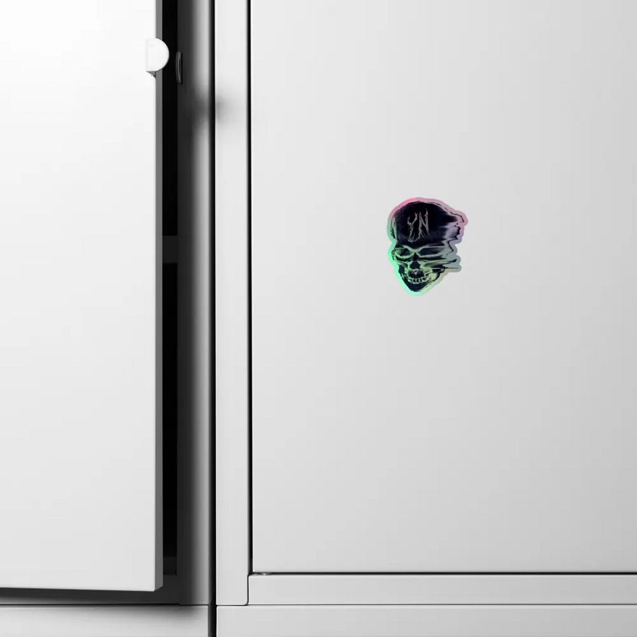 YN Skull Logo Holofoil Sticker product image (6)