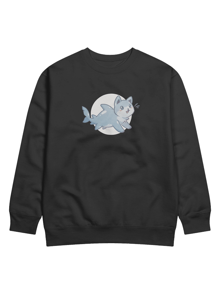 CATSHARK - White shark - Premium Sweatshirt product image (2)