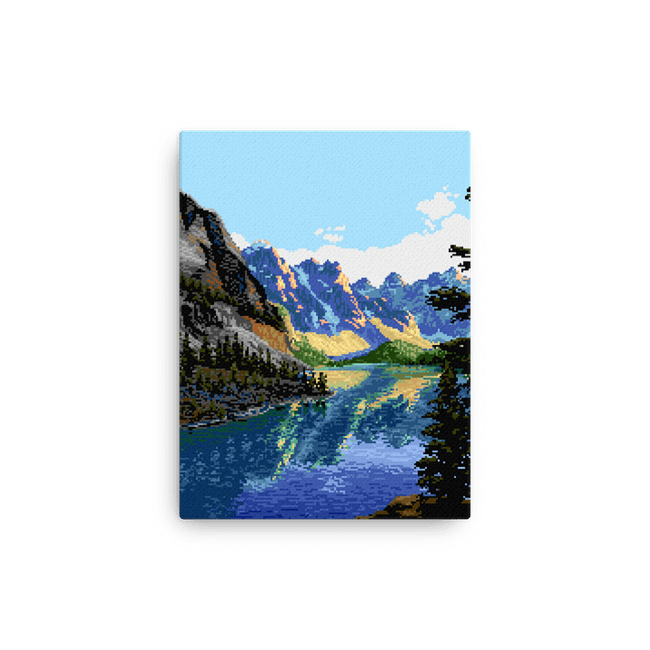 Mountain Lake Slim Canvas product image (1)