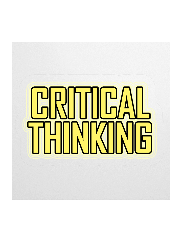 Promote Critical Thinking Now - Sticker product image (1)