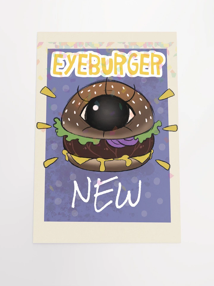 Eye Burger Matte Poster product image (1)