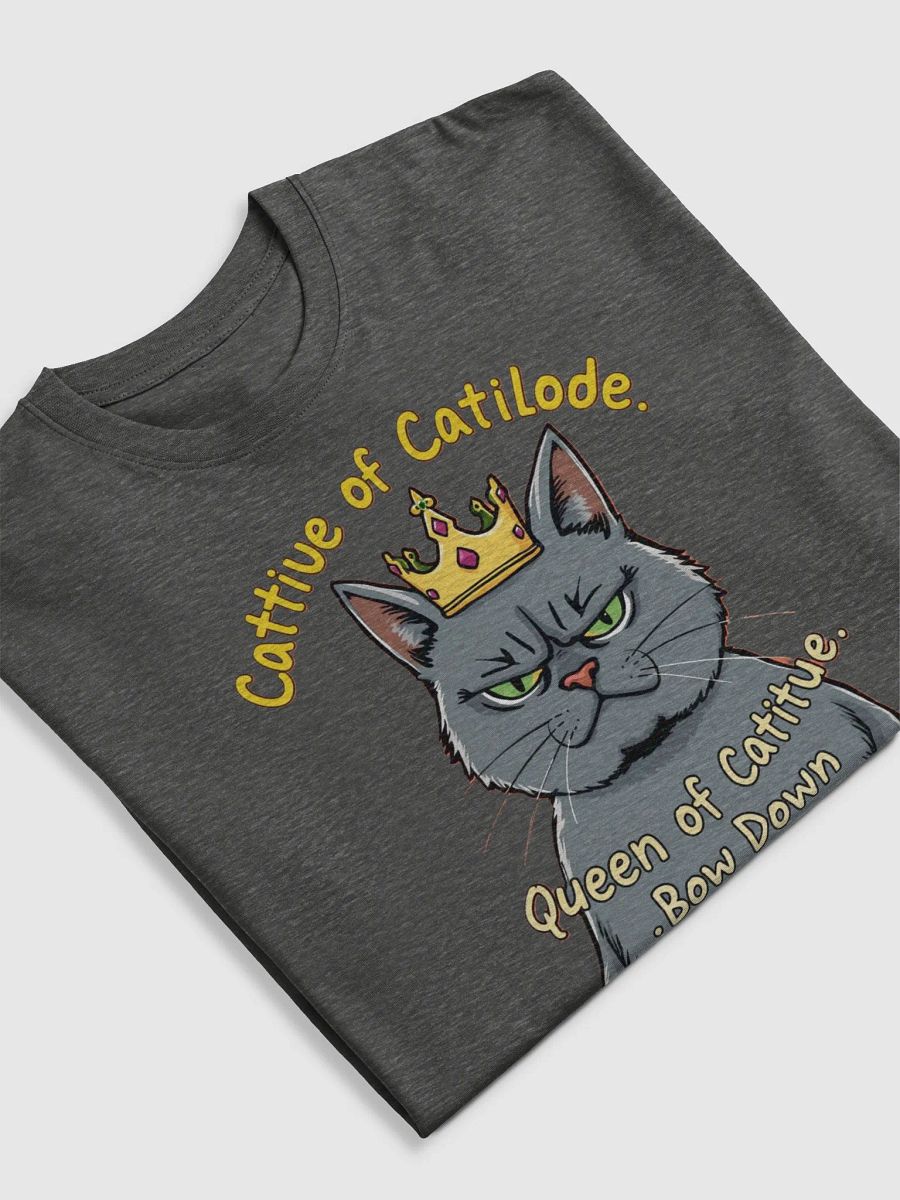 Cattitude Queen: Bow Down to Feline Royalty Men's Tee product image (58)