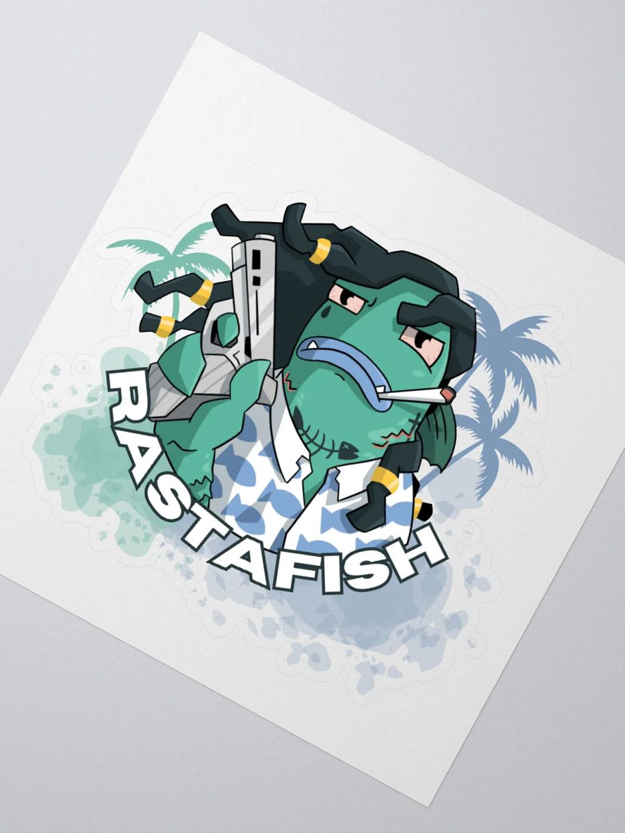 RastaFish Sticker product image (2)