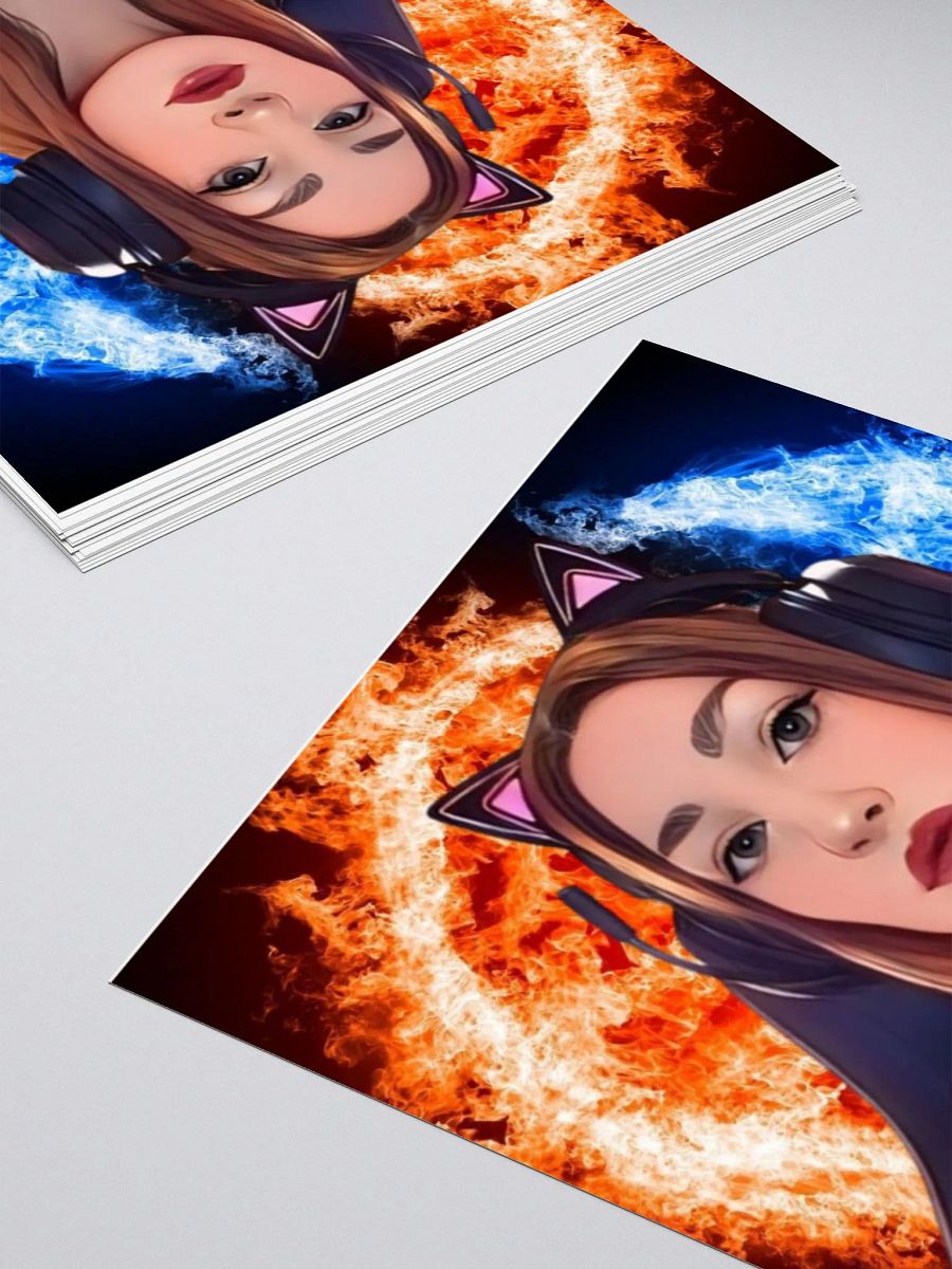 Red gamer sticker product image (7)