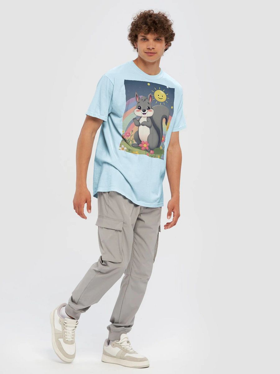 Vintage Comfort: Garment-Dyed Cotton T-Shirt product image (7)