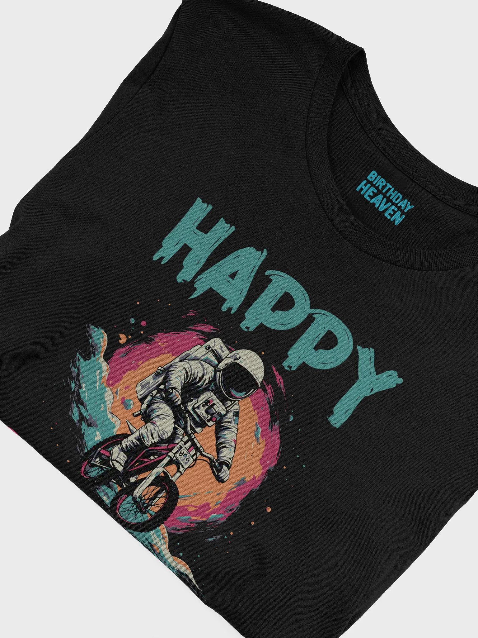 Happy Birthday (Astronaut on a Bike) T-Shirt product image (5)