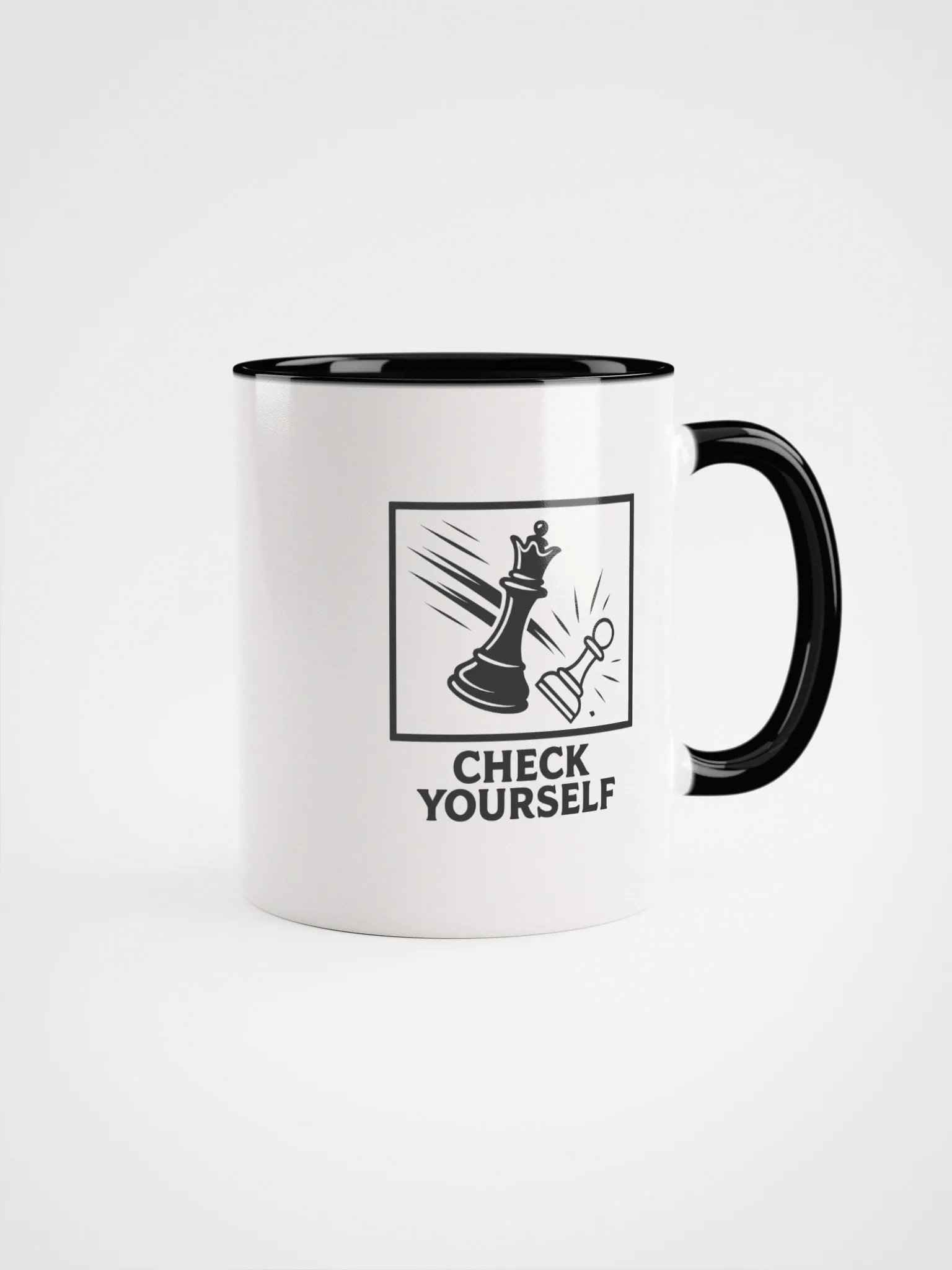 Check Yourself - Ceramic Mug with Color Inside product image (1)