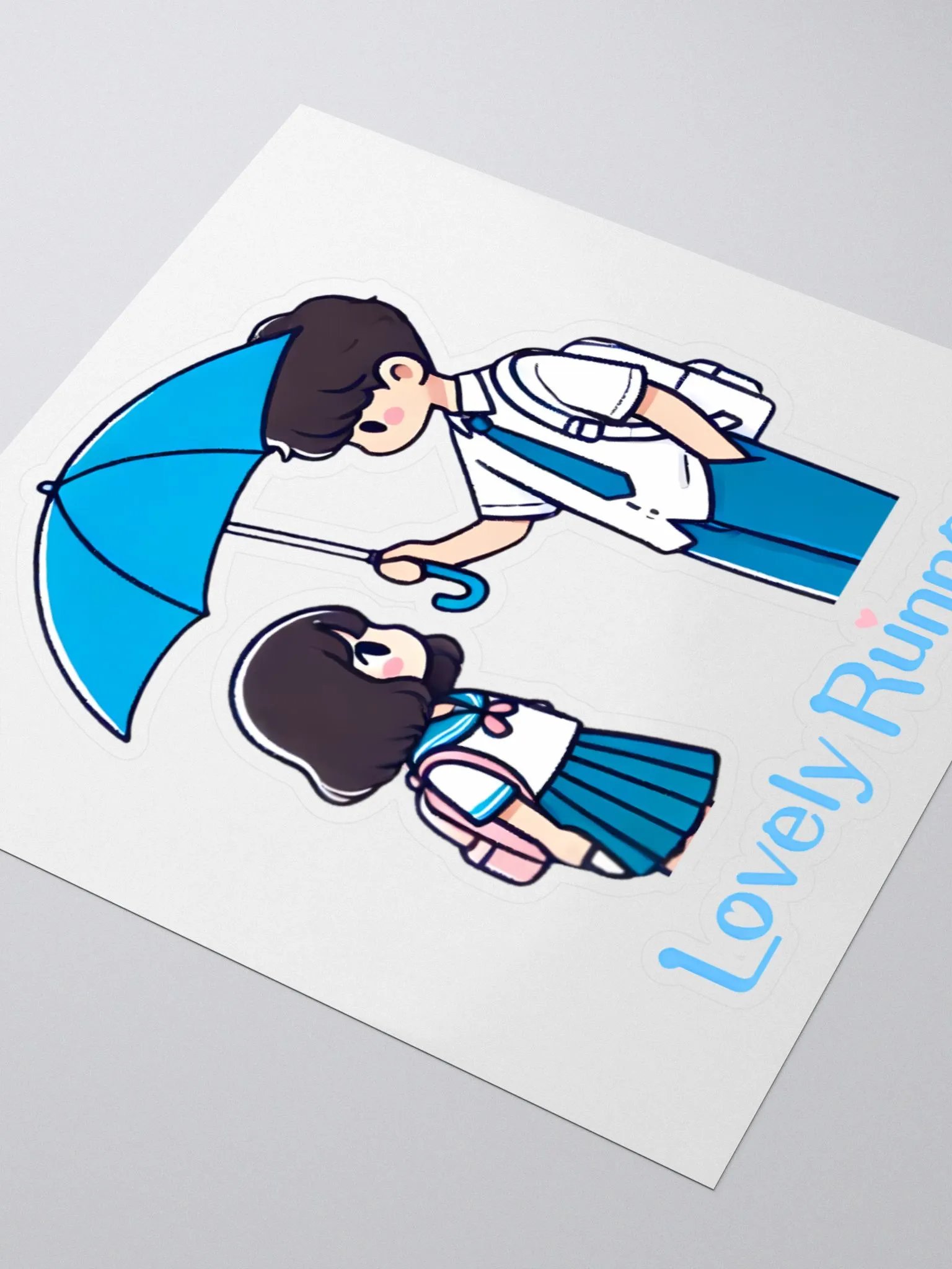 Lovely Runner Umbrella Scene (English) Sticker product image (3)