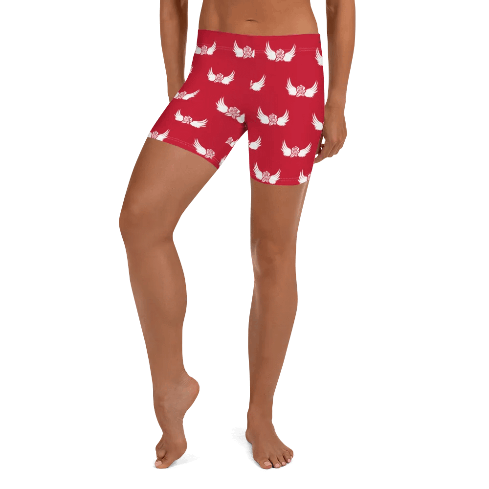 System Women Shorts Red & White product image (2)