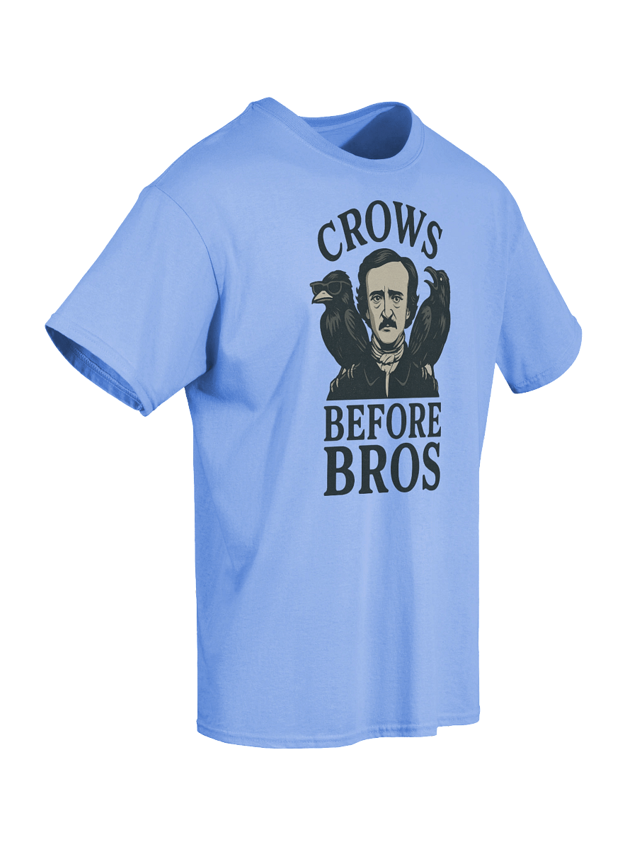 Crows Before Bros Edgar Allan Poe T-Shirt – Raven Gothic Humor Tee product image (35)
