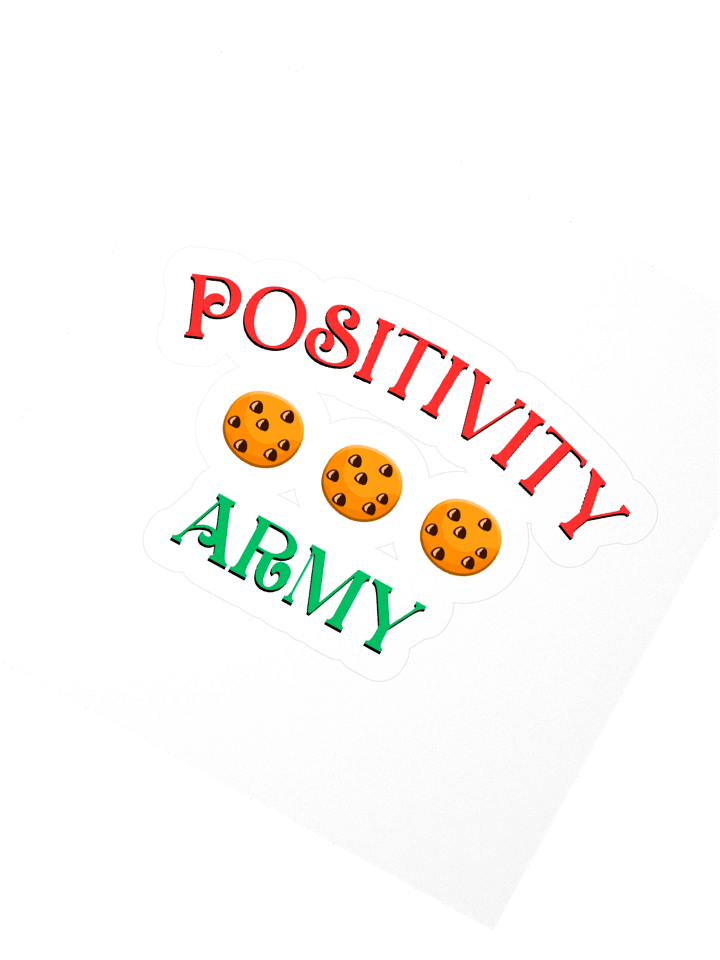 Positivity Army Sticker product image (5)