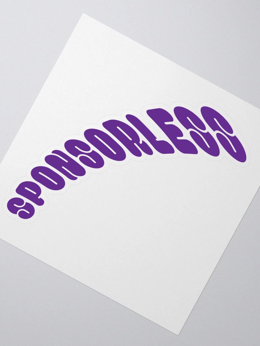 Sponsorless Sticker product image (2)