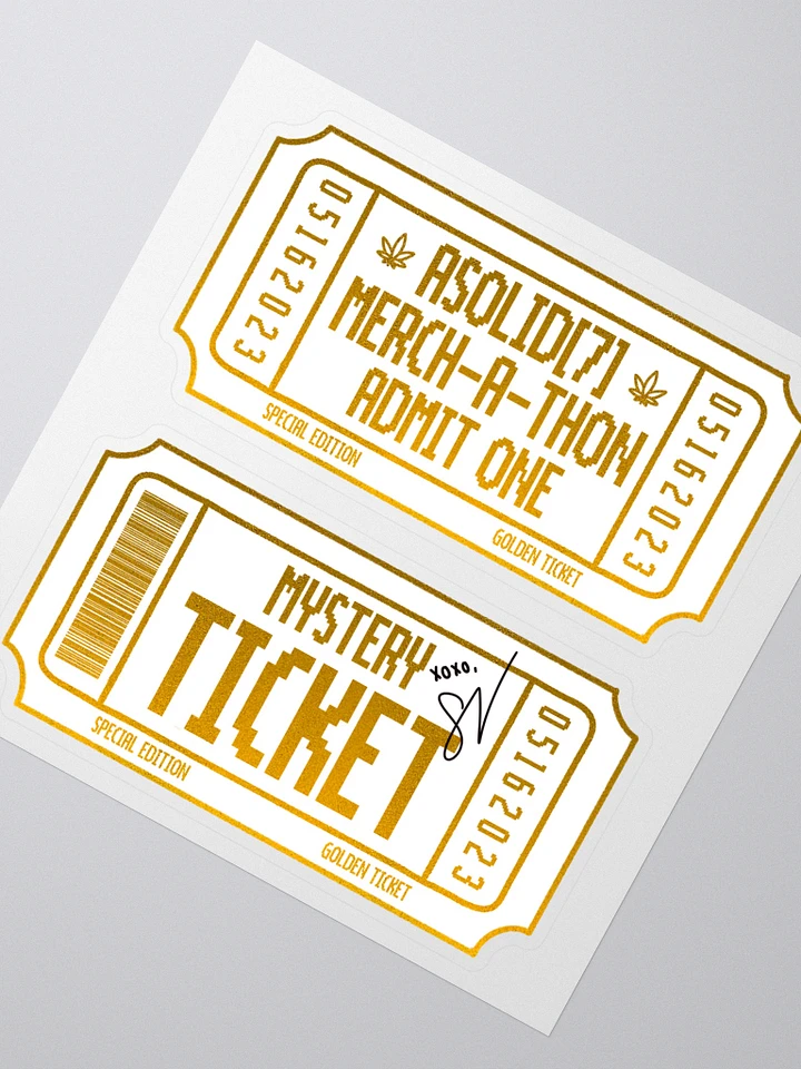 Limited Edition Golden Mystery Ticket product image (1)