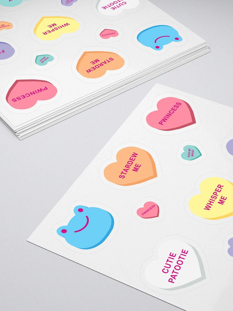 Froge Candy Heart Sticker Pack product image (4)