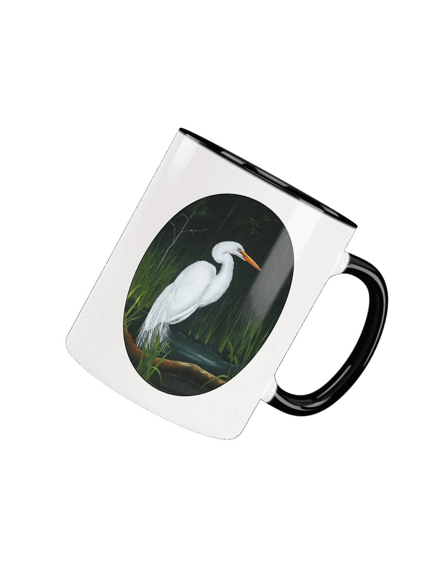 Egret Elegance Ceramic Mug product image (22)