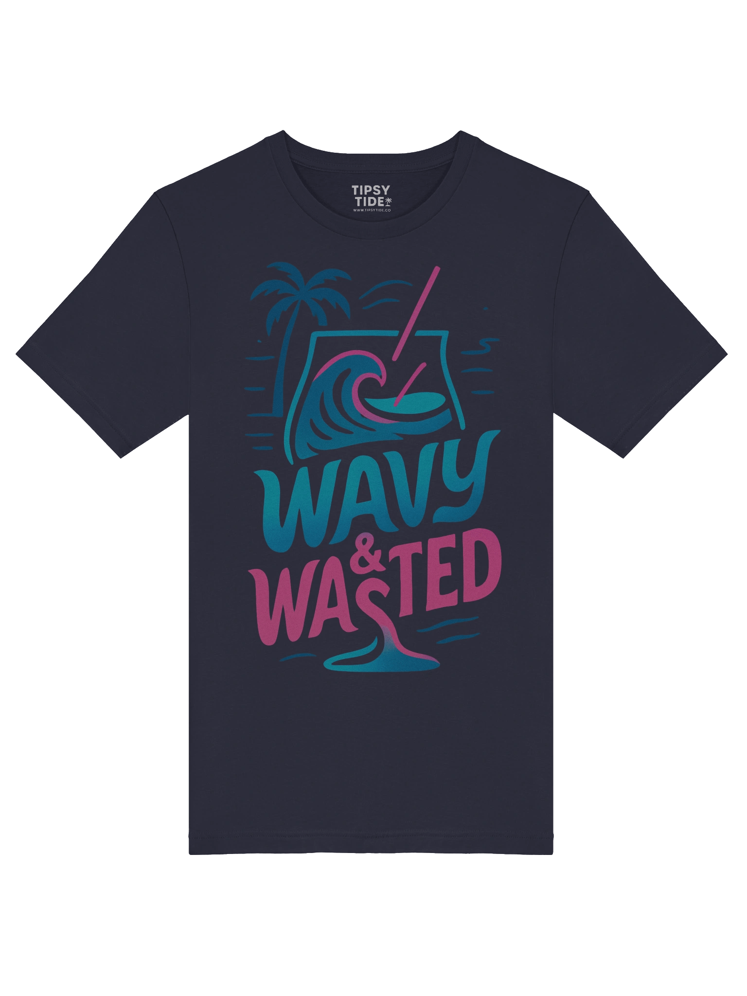 Wavy & Wasted Stylized T-Shirt product image (5)