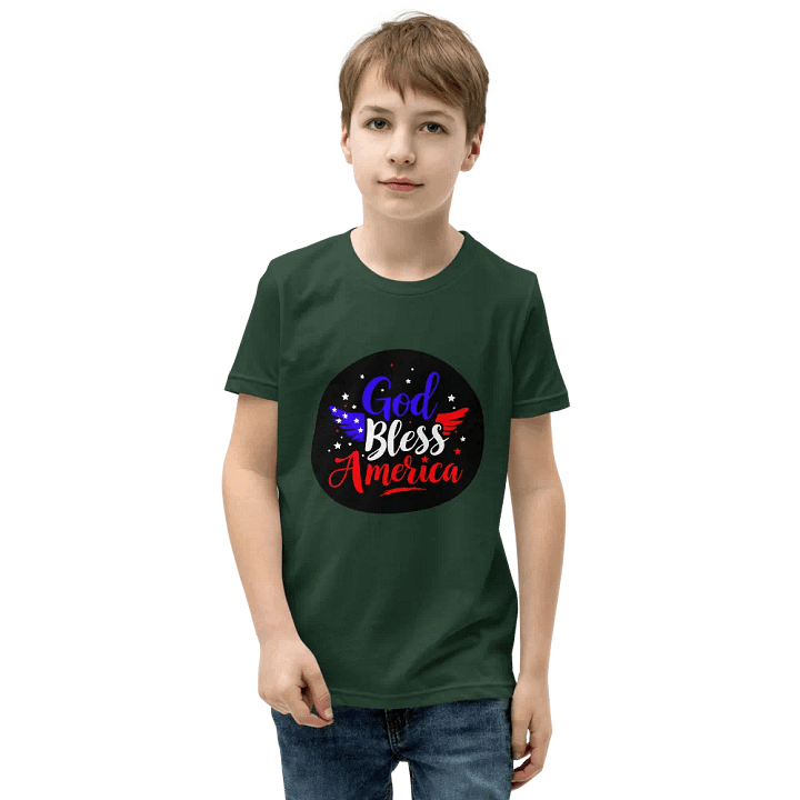 Kid's T-Shirt: God Bless America product image (10)