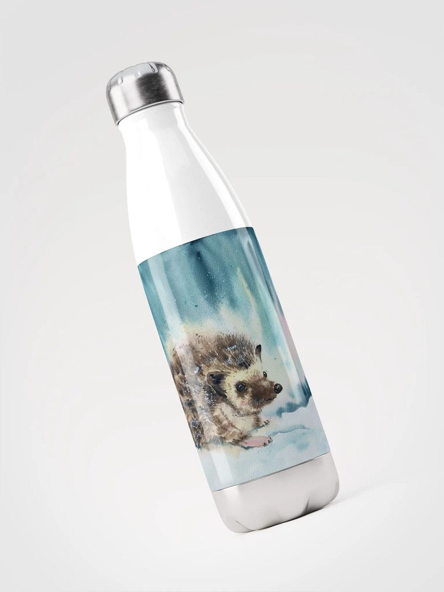 Winter Hedgehog Stainless Steel Water Bottle product image (3)