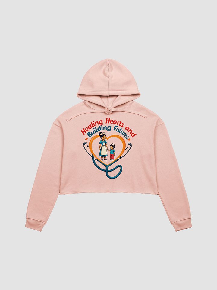 family oriented, Healing Hearts and building future Crop Hoodie product image (5)