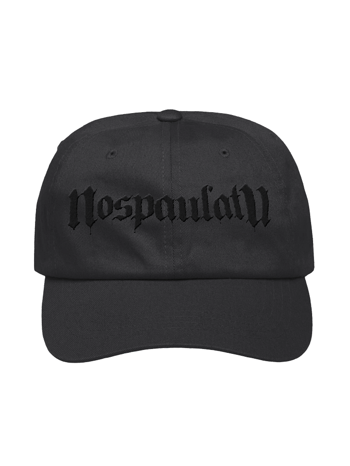 Embroidered Blackout Logo Dad Hat product image (1)