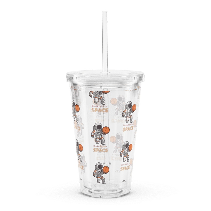 Astronaut Dunking A Basketball In Space. Cosmic Dunk Double Wall Tumbler product image (1)