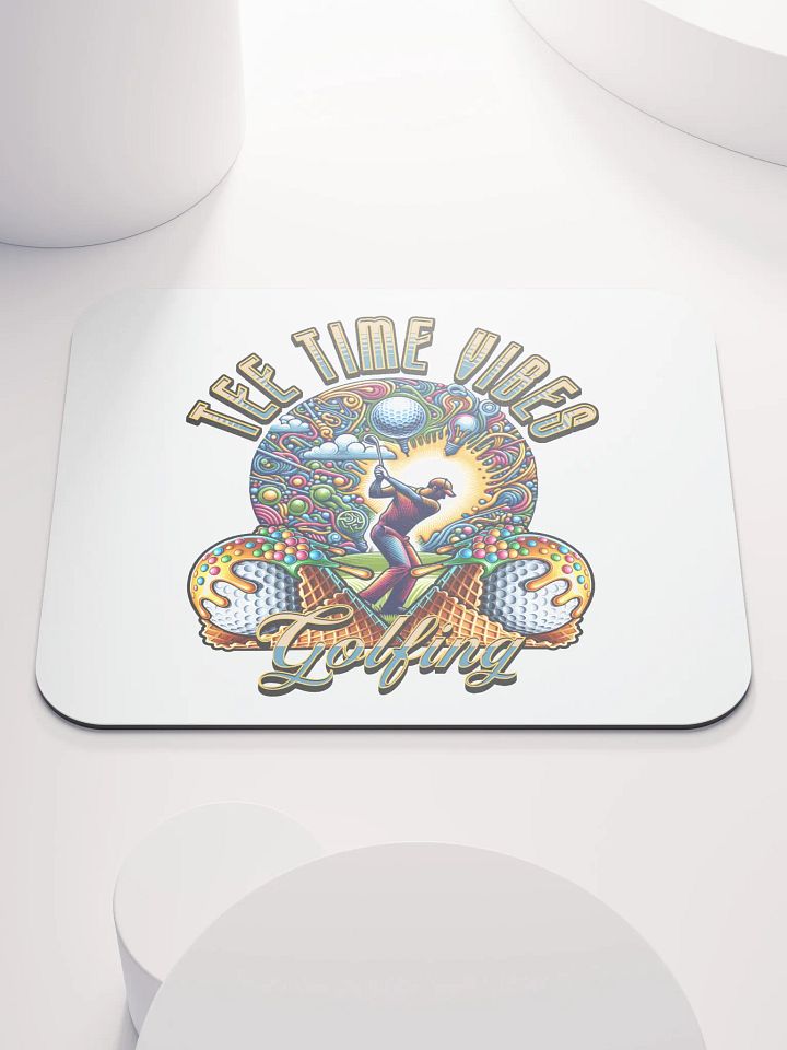 Tee Time Vibes Golfing Mouse Pad product image (2)