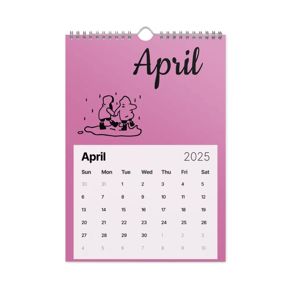 Squiggle 2025: Wall Calendar product image (1)