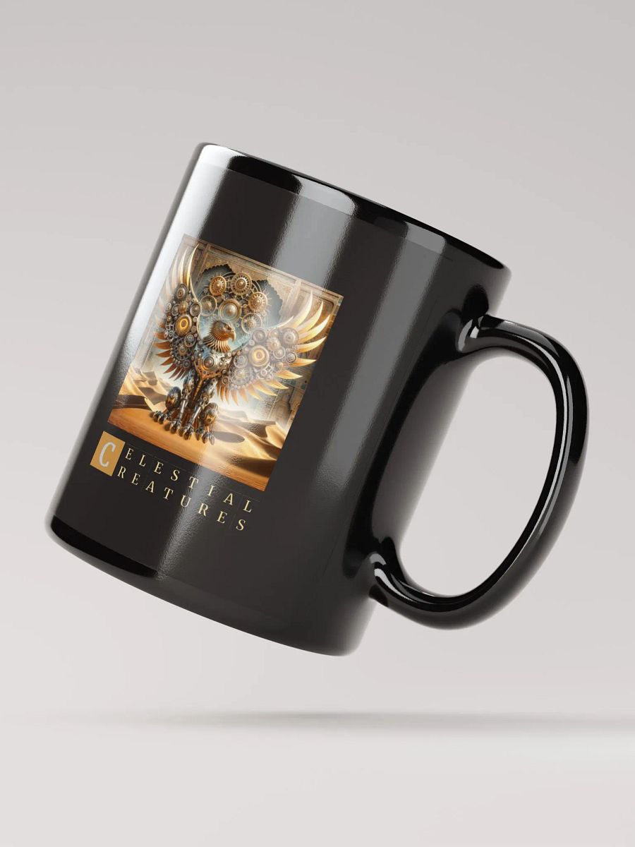 Celestial Creatures | Black Glossy Mug product image (4)