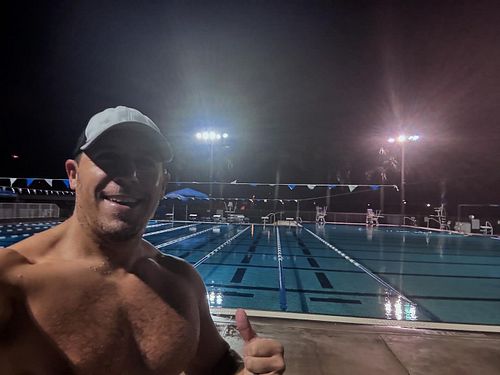 big night in the pool… hit my 1st sub-35 50m fly off the wall in decades at practice tonight. so pumped. meet is 2 weeks out ...