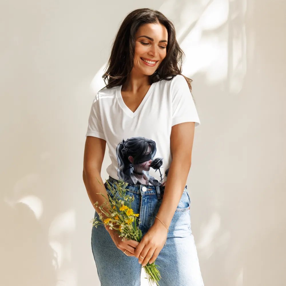 Bella+Canvas Women's Relaxed V-Neck T-Shirt product image (11)