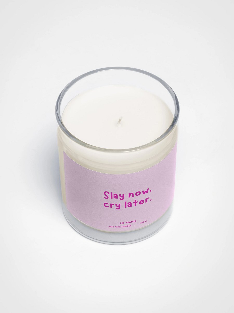 Slay Now, Cry Later Soy Wax Candle product image (3)