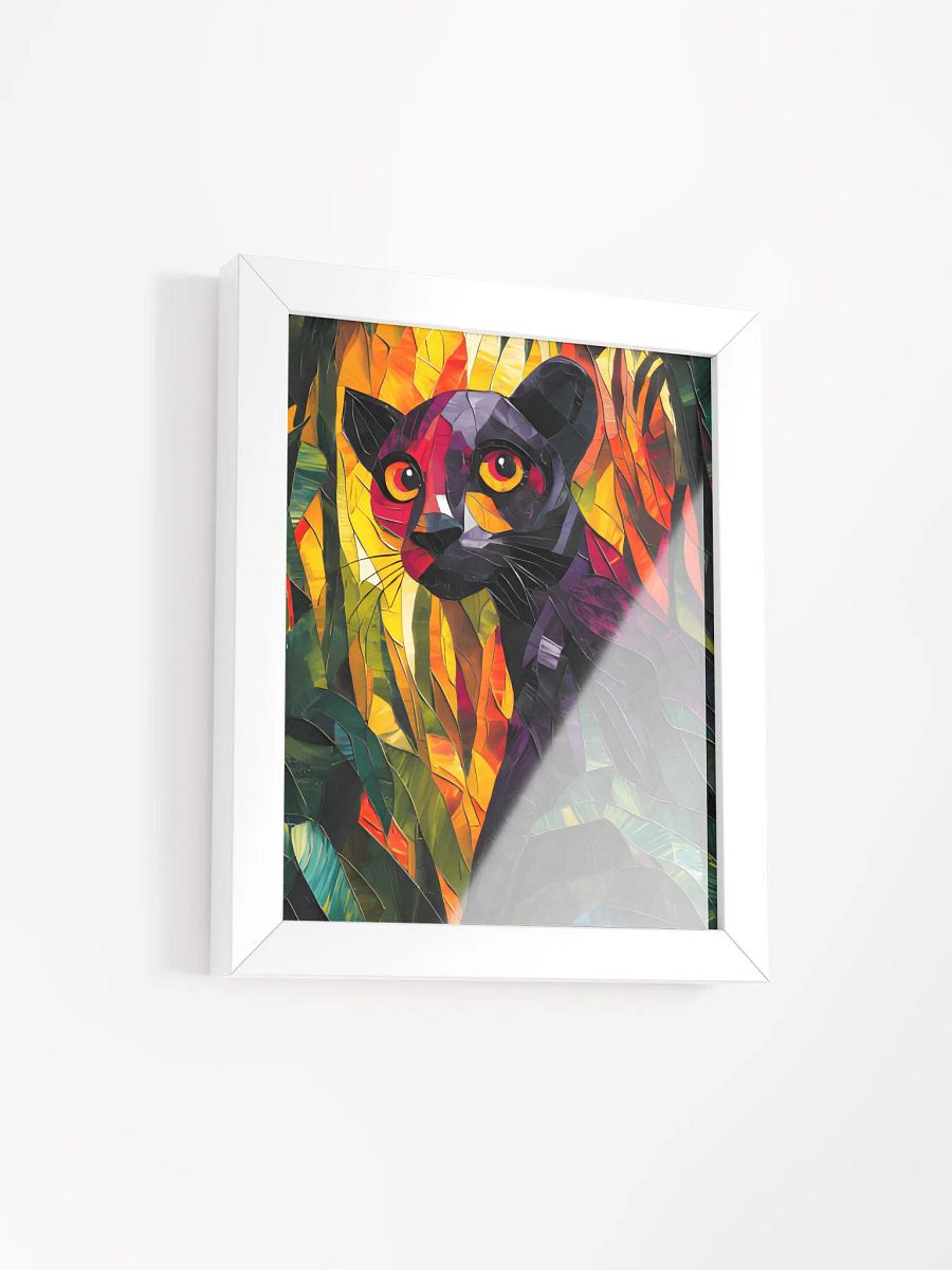 Framed wall art, titled 'Mrs Purple, the panther' product image (16)