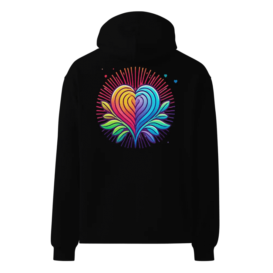 Heart Harmony Unisex Oversized Hoodie product image (3)