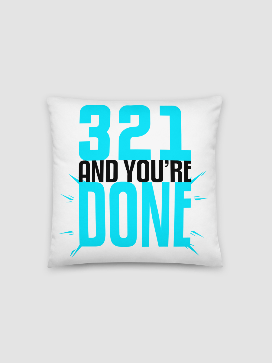 'DONE' Blue Light Pillow product image (1)