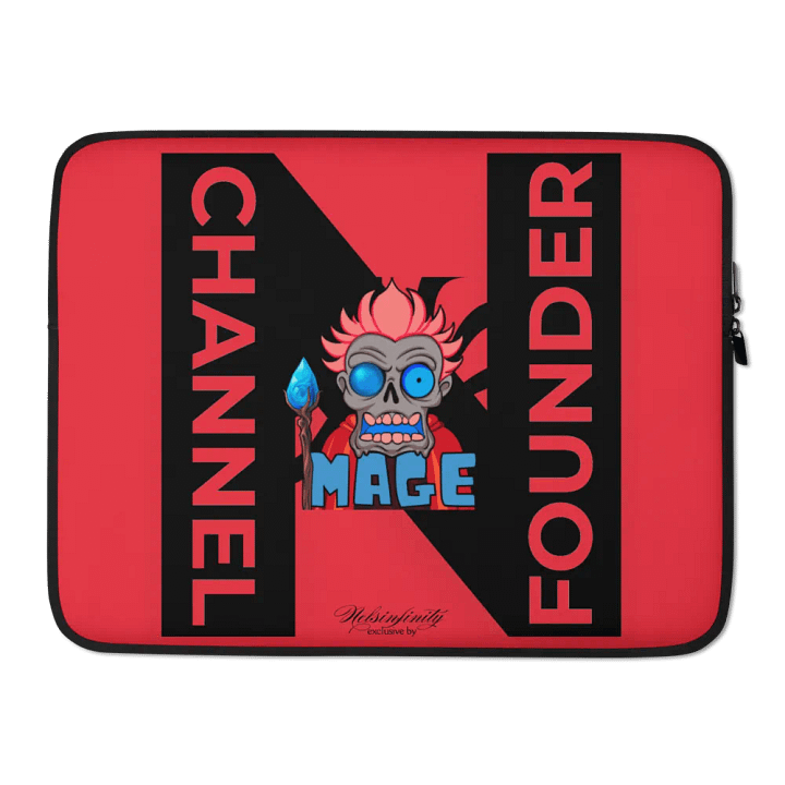 Nels Exclusive Channel Founders Sarcastic Mage Emoji Laptop Sleeve product image (2)
