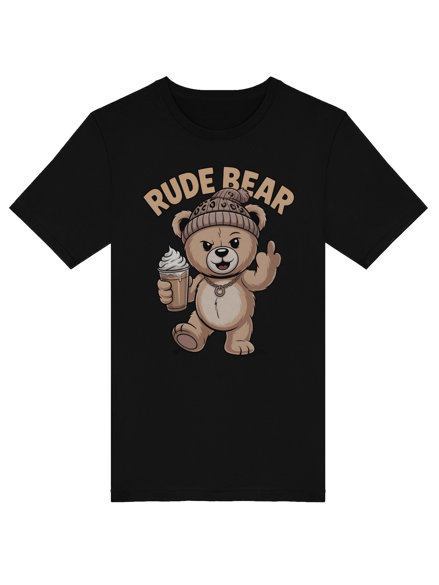 Rude Bear Beanie Tee product image (5)