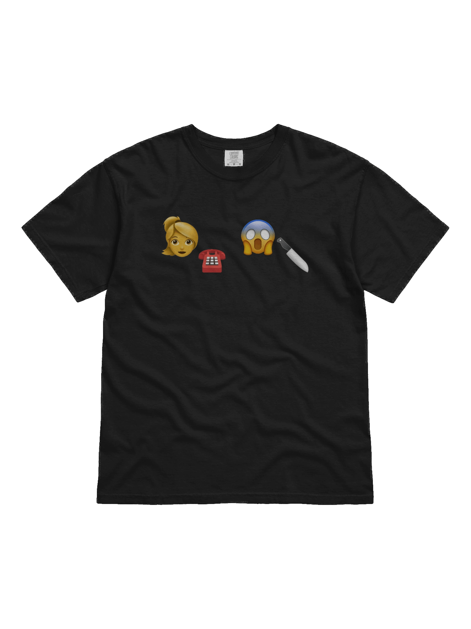 Scarymoji Stabby Phone Tee product image (1)