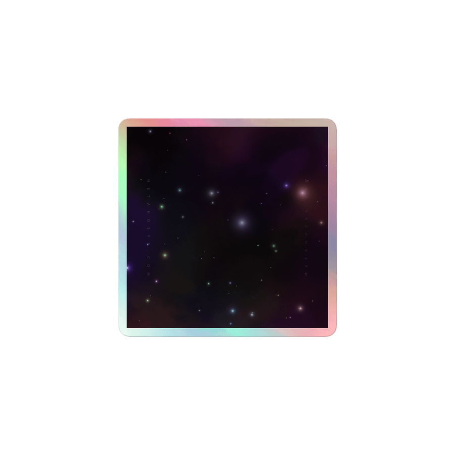 Nebula BIP1 Holographic Sticker Sheet product image (1)